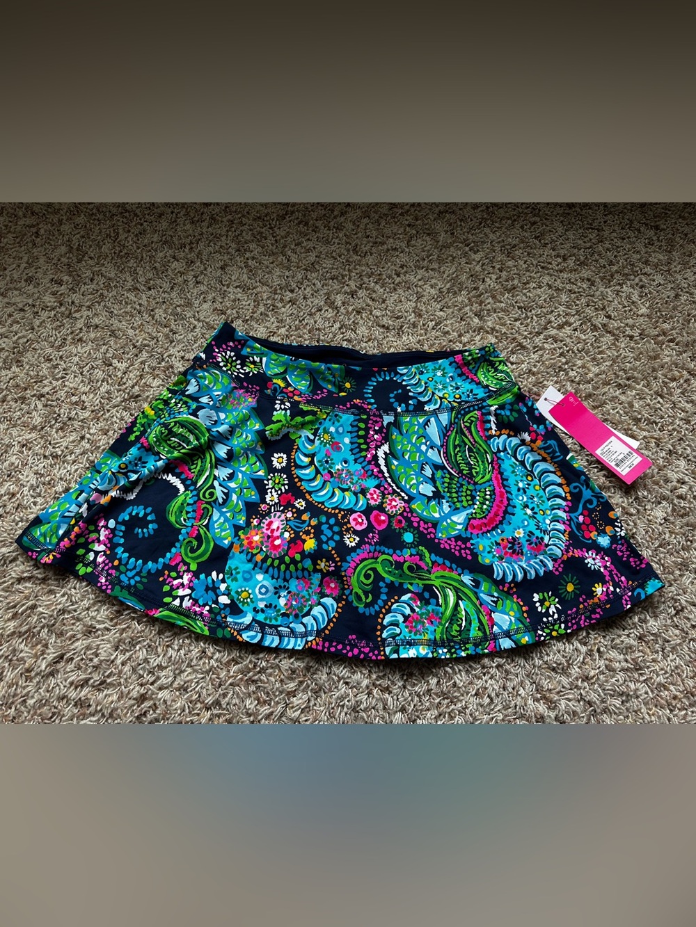 Lilly Pulitzer Aila Paisley Print Skort in Take Me To The Sea